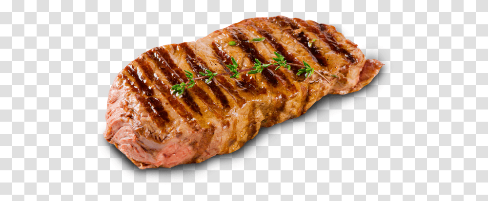 Steak Meat Short Loin, Food, Pizza, Lunch, Meal Transparent Png