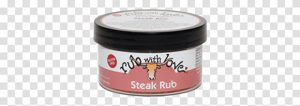 Steak Rub Tom Douglas Rub With Love, Label, Text, Bottle, Cosmetics Transparent Png