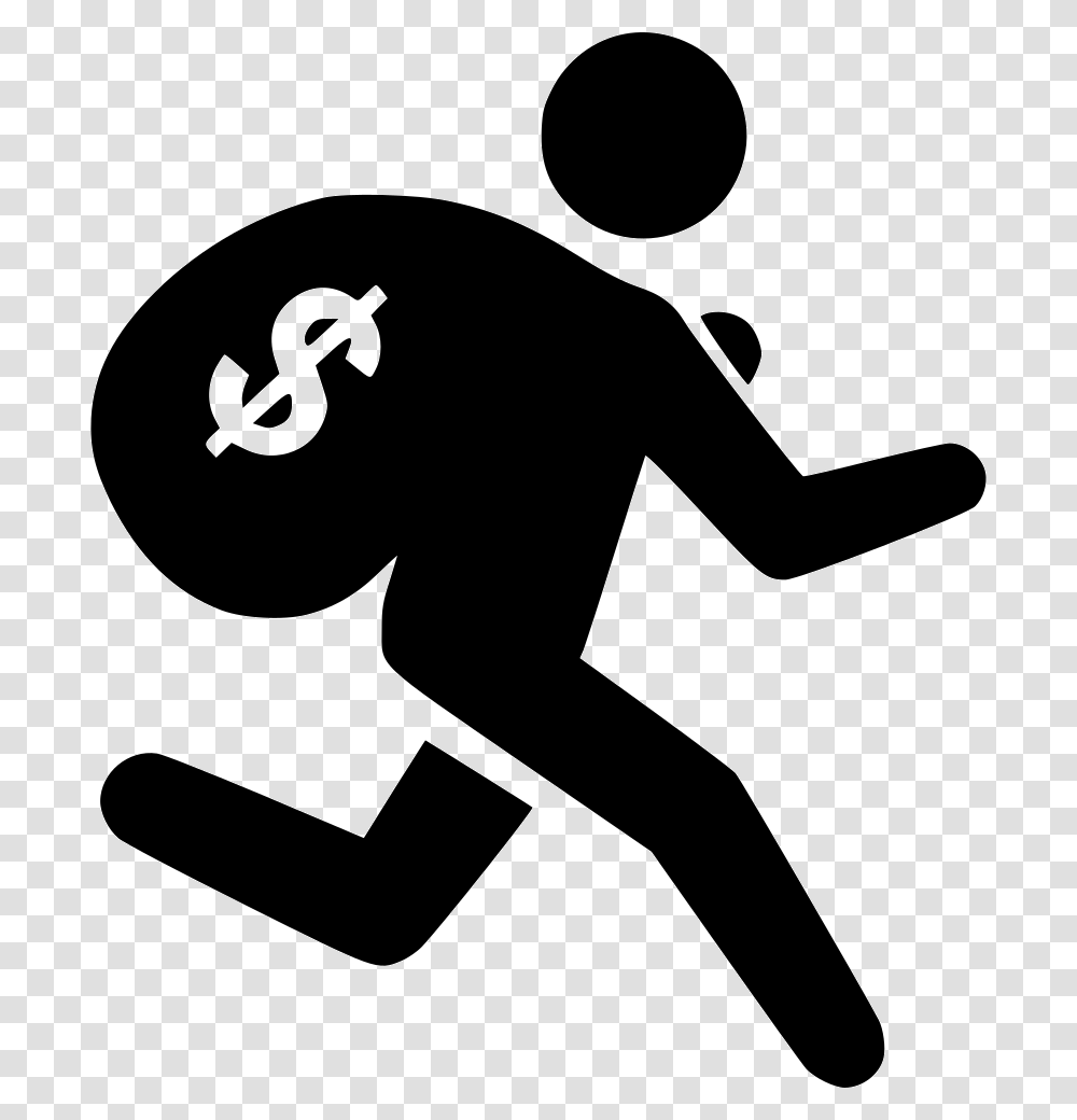 Steal Icon, Stencil, Person, Hammer, Tool Transparent Png