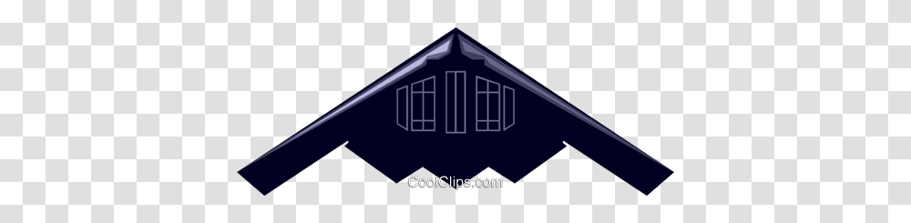Stealth Bomber Royalty Free Vector Clip Art Illustration, Nature, Outdoors, Building, Housing Transparent Png
