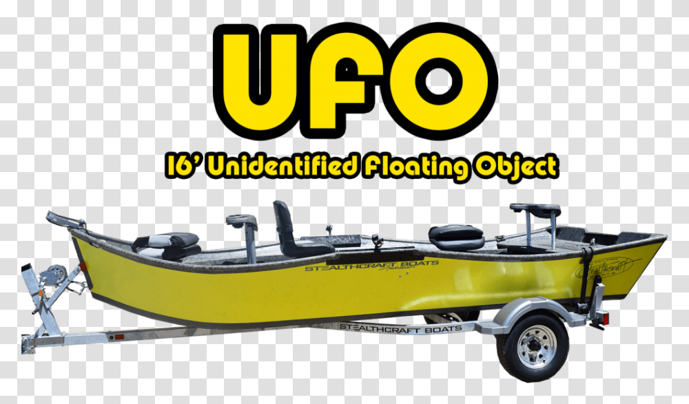 Stealthcraft Ufo, Vehicle, Transportation, Boat, Wheel Transparent Png