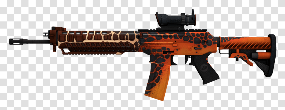 Steam Community Guide The Most Aesthetic Csgo Weapons Sg 553 Pulse, Gun, Weaponry, Rifle, Silhouette Transparent Png