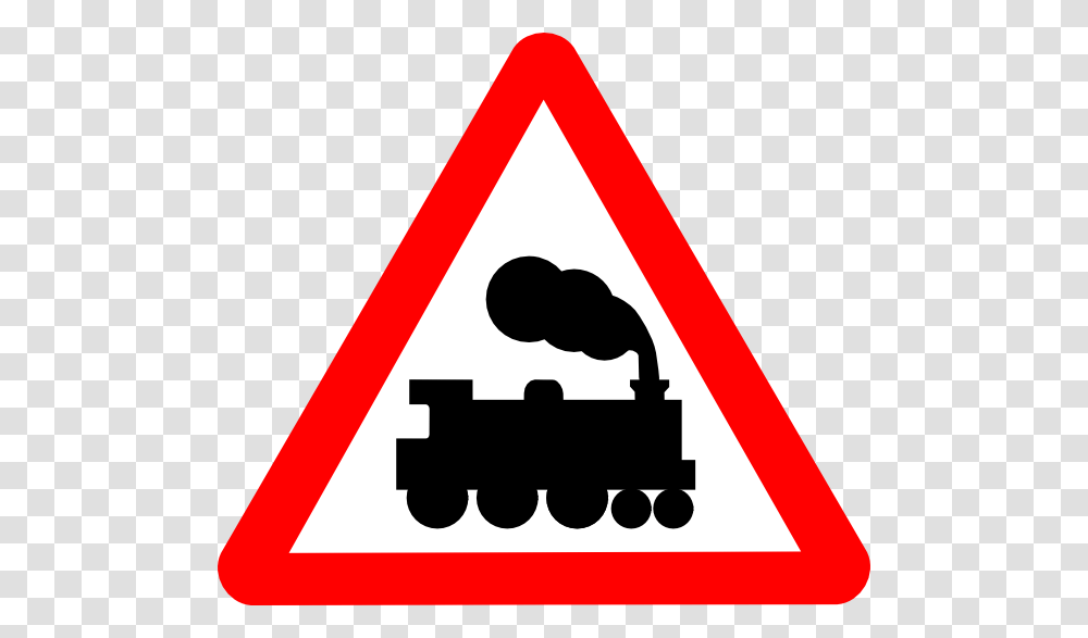 Steam Engine Clip Art, Sign, Road Sign, Triangle Transparent Png