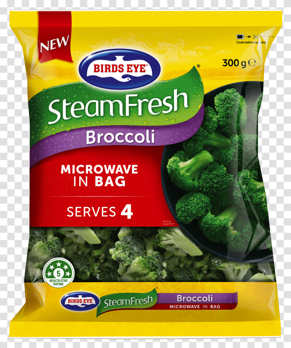 Steam Fresh Broccoli 300g Frozen Vegetables, Plant, Food Transparent Png