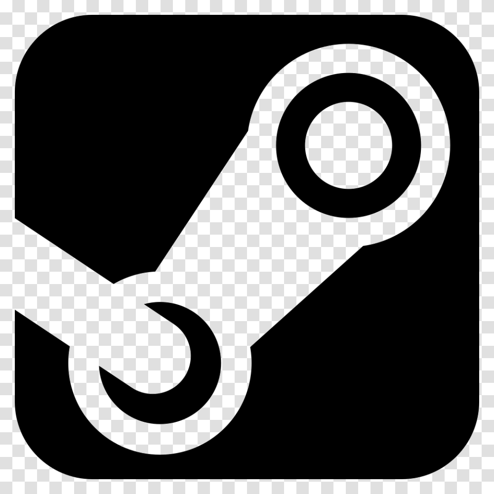 Steam Icon Free Download, Stencil, Hammer, Tool, Wrench Transparent Png