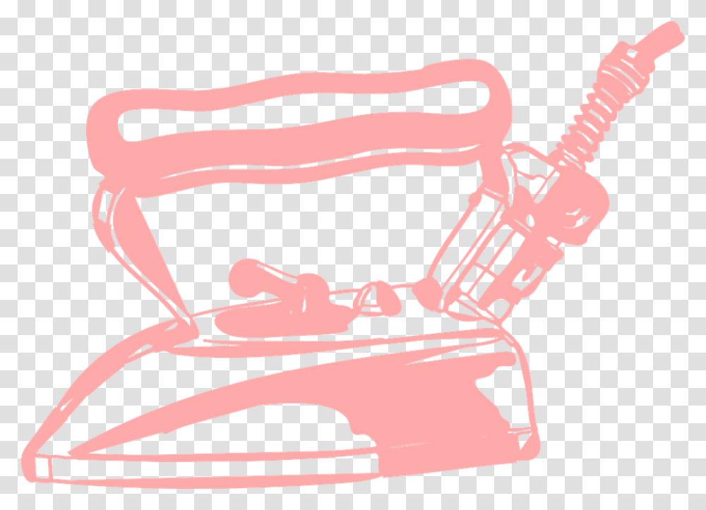 Steam Iron Retro Ironing Old Vintage Household Iron Clip Art, Appliance, Clothes Iron Transparent Png