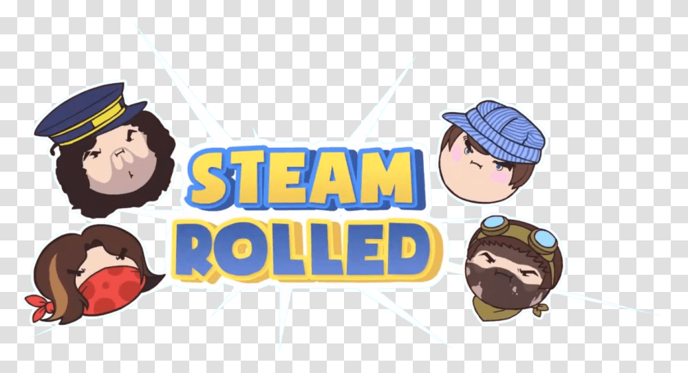 Steam Rolled Logo Gamegrumps Game Grumps, Person, Outdoors, People, Clothing Transparent Png