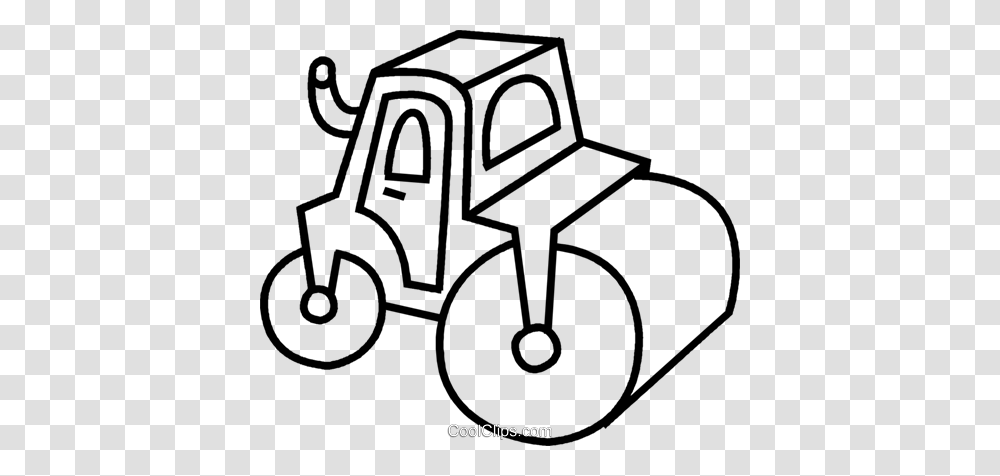 Steam Roller Royalty Free Vector Clip Art Illustration, Transportation, Recycling Symbol, Vehicle Transparent Png