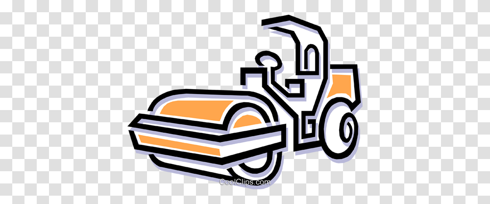 Steam Roller Royalty Free Vector Clip Art Illustration, Transportation, Vehicle, Fire Truck Transparent Png