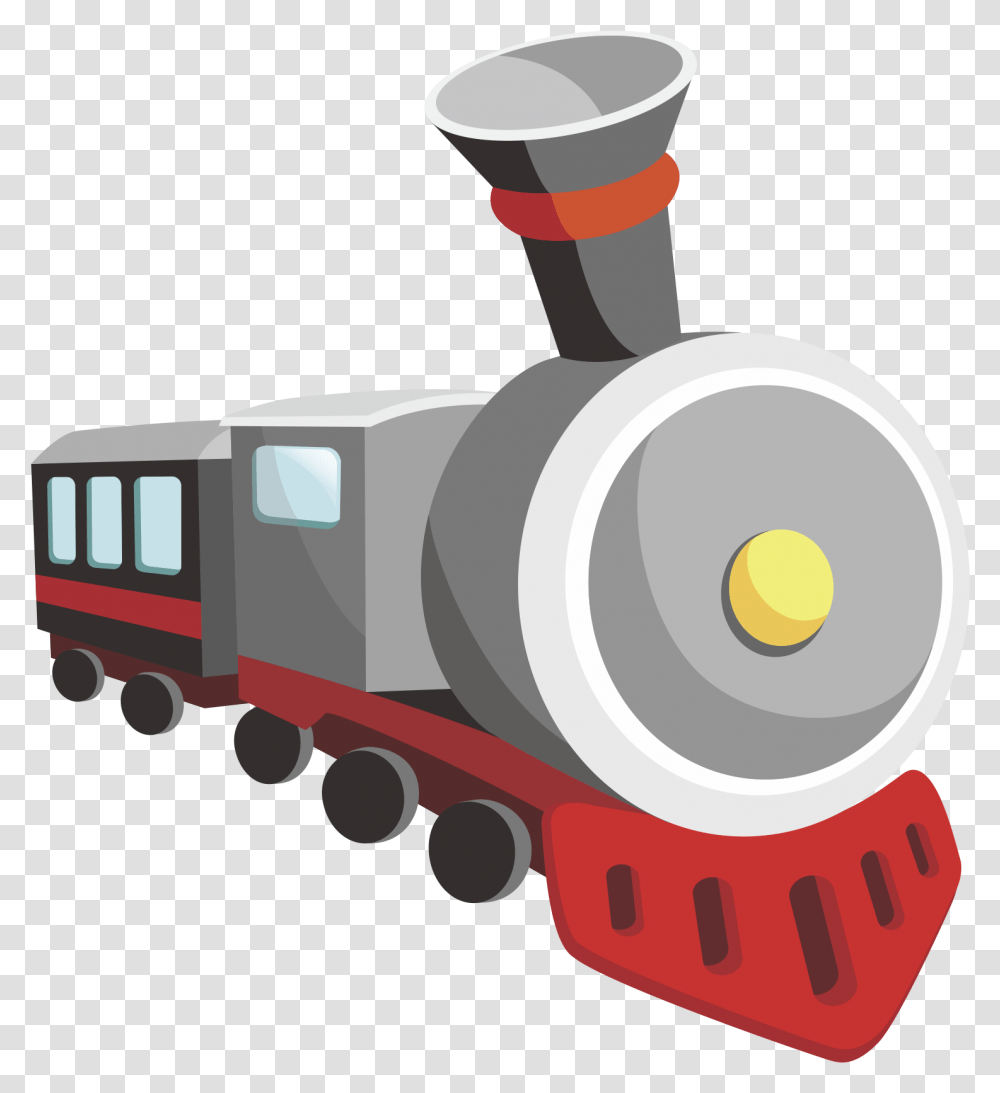 Steam Train Clipart Cartoon Train Background, Locomotive, Vehicle, Transportation, Machine Transparent Png