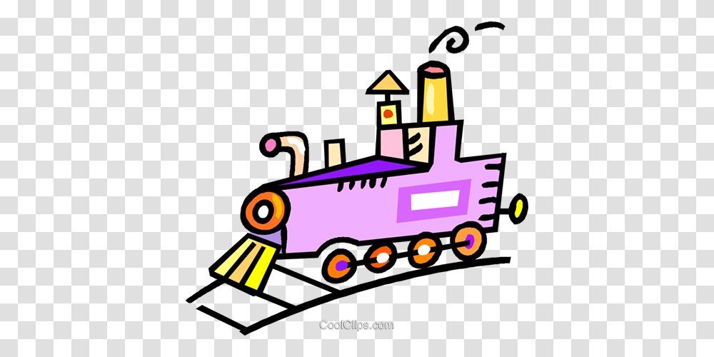 Steam Train Royalty Free Vector Clip Art Illustration, Vehicle, Transportation, Paper, Car Wash Transparent Png