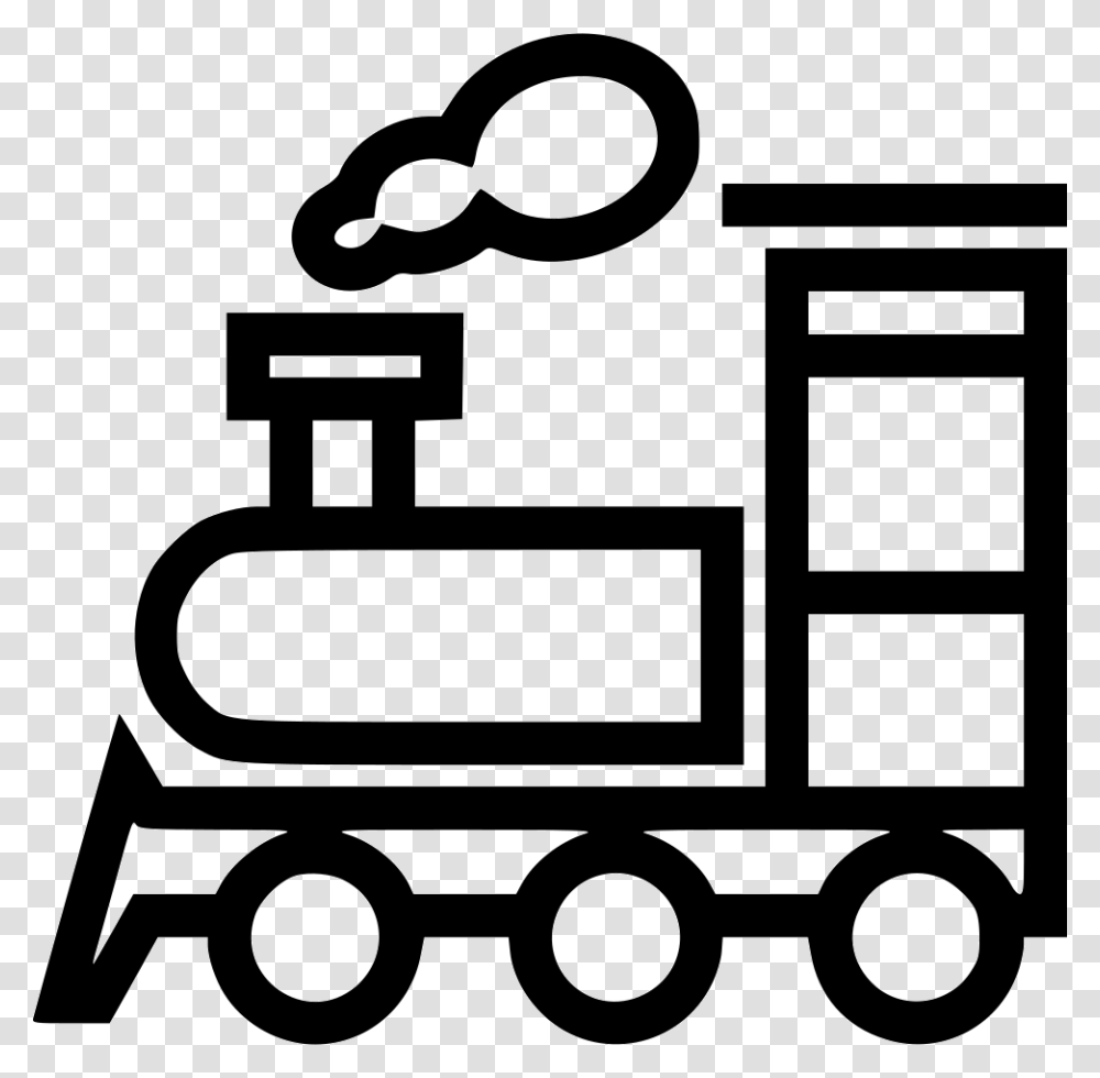 Steam Train Steam Engine Icon, Vehicle, Transportation, Label Transparent Png