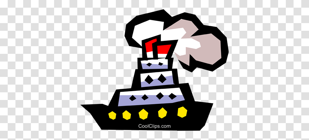 Steamboat Royalty Free Vector Clip Art Illustration, Paper, Outdoors Transparent Png