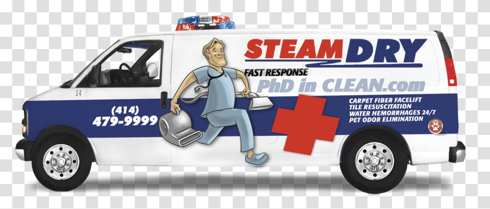 Steamdry Steam Cleaning Companies, Ambulance, Van, Vehicle, Transportation Transparent Png