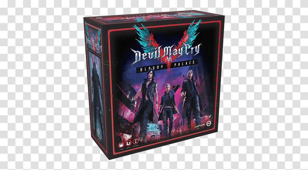 Steamforged Pax Online X Egx Digital Devil May Cry Board Game, Person, Human, Poster, Advertisement Transparent Png