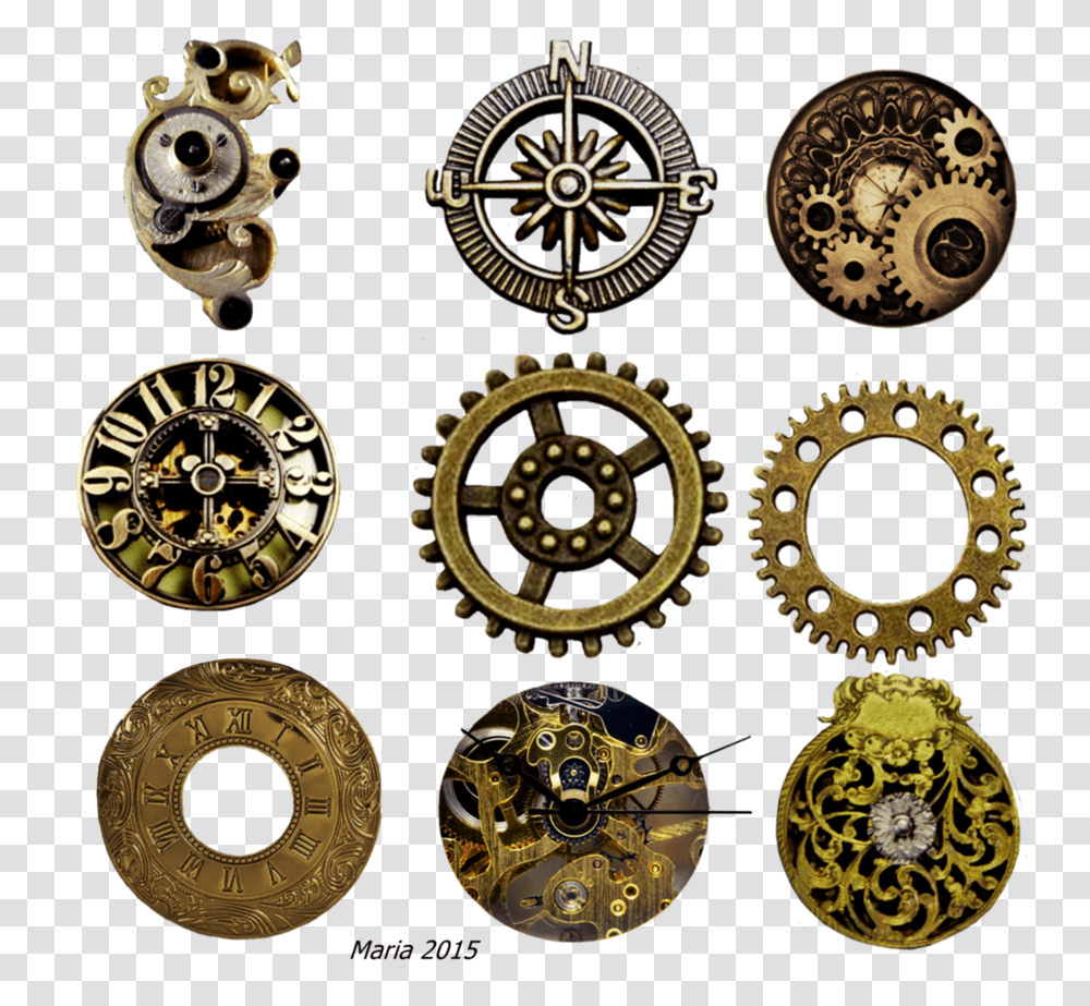 Steampunk Clock Vintage Clock Gear, Machine, Clock Tower, Architecture, Building Transparent Png