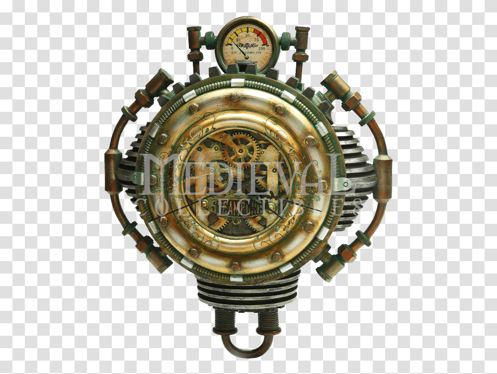 Steampunk Clocks, Wristwatch, Sphere, Motor, Machine Transparent Png