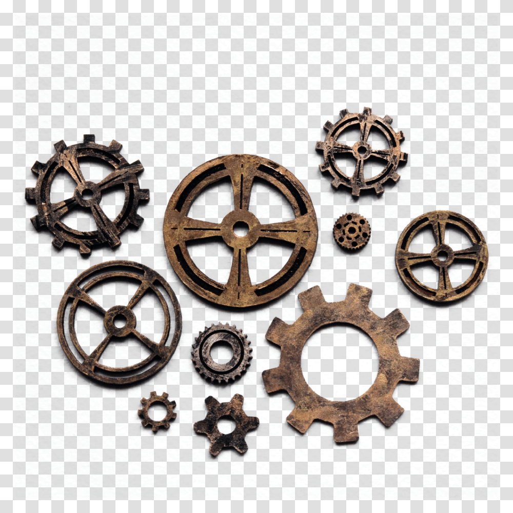 Steampunk Cogs And Gears, Machine, Wheel, Clock Tower, Architecture Transparent Png
