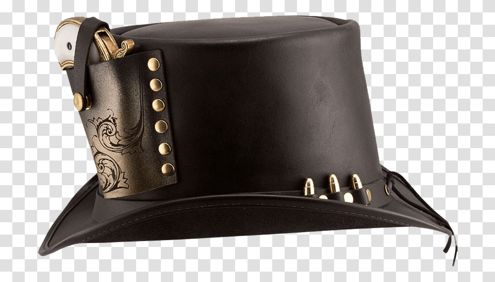 Steampunk Derringer Top Hat Leather, Apparel, Handbag, Accessories Transparent Png