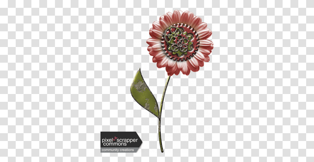 Steampunk Flower 02 Graphic By Gina Jones Pixel Scrapper Artificial Flower, Plant, Blossom, Petal, Graphics Transparent Png
