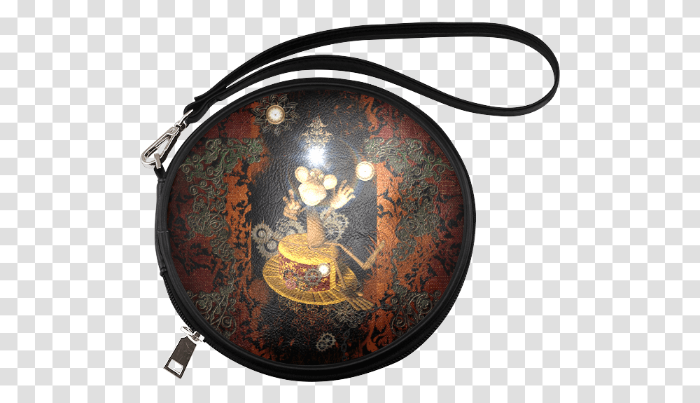 Steampunk Funny Monkey Round Makeup Bag Bag, Accessories, Accessory, Goggles, Light Transparent Png