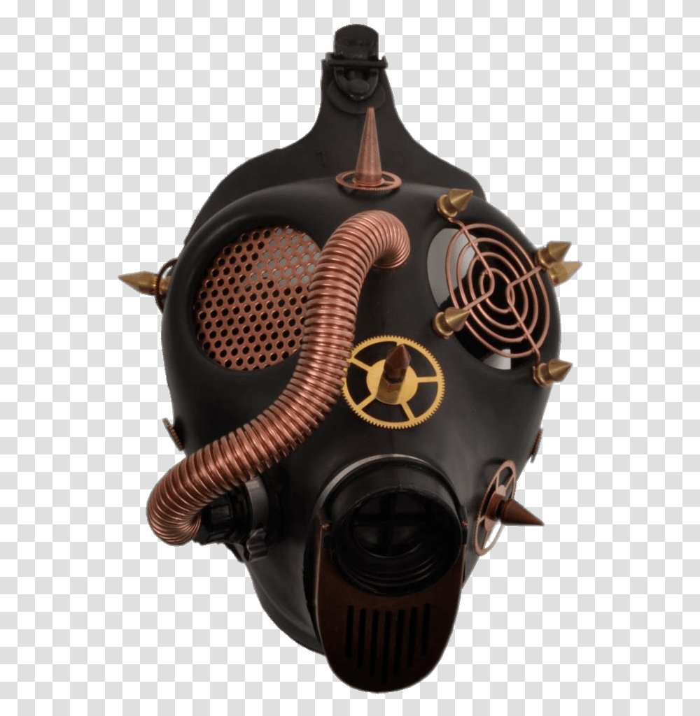 Steampunk Gas Mask Gas Mask Steam Punk, Electronics, Camera, Motor, Machine Transparent Png
