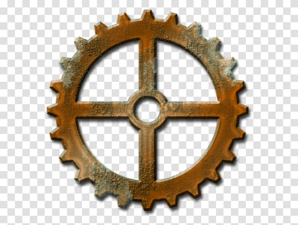Steampunk Gear Clipart No Background Shree Ganesh Engineering Logo, Machine, Cross, Wheel Transparent Png