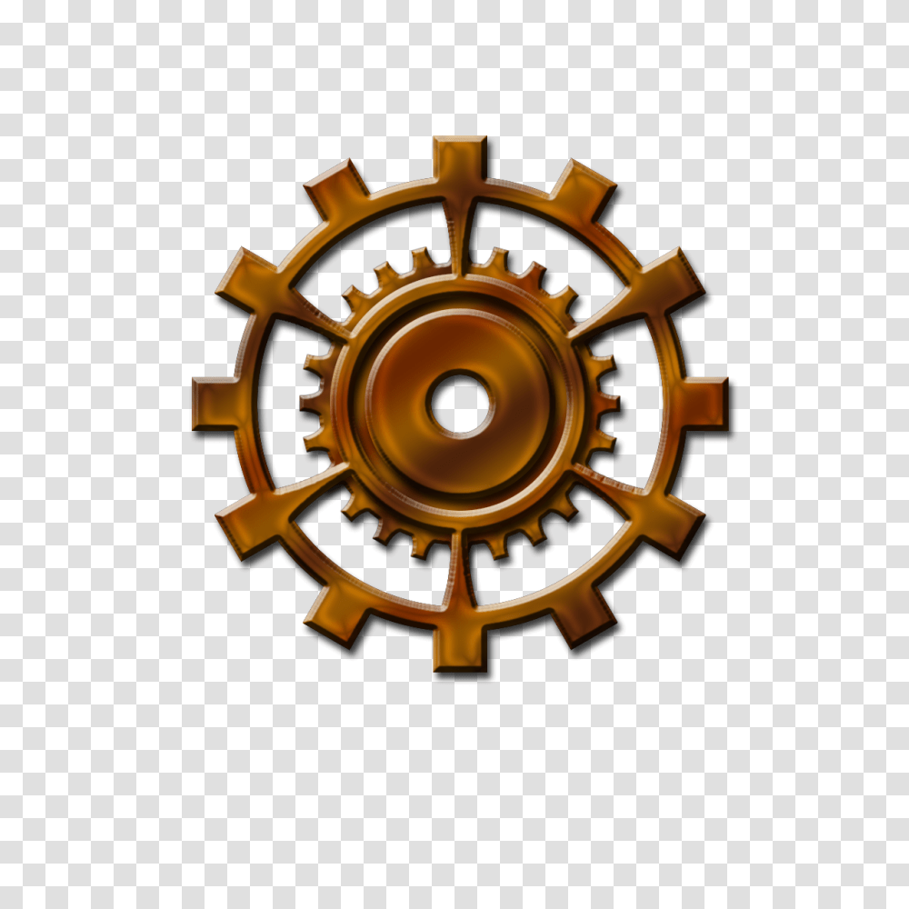 Steampunk Gear Image, Emblem, Logo, Trademark Transparent Png