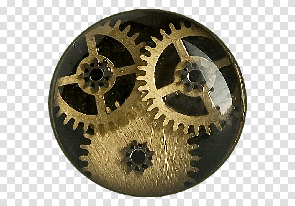 Steampunk Gears Bronze Decorate Steampunk Gear, Machine, Spoke, Wheel, Rug Transparent Png