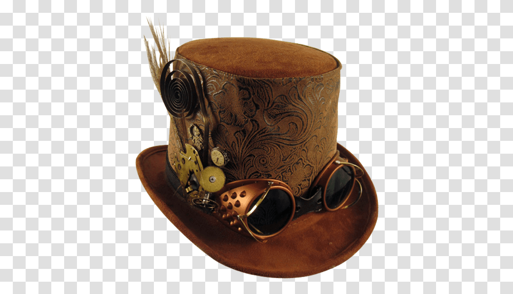 Steampunk Hat Image Steam Punk Goggles, Accessories, Accessory, Sunglasses, Pottery Transparent Png