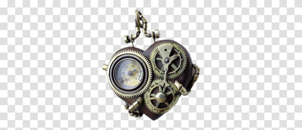 Steampunk Heart Locket, Machine, Wristwatch, Gear, Clock Tower Transparent Png