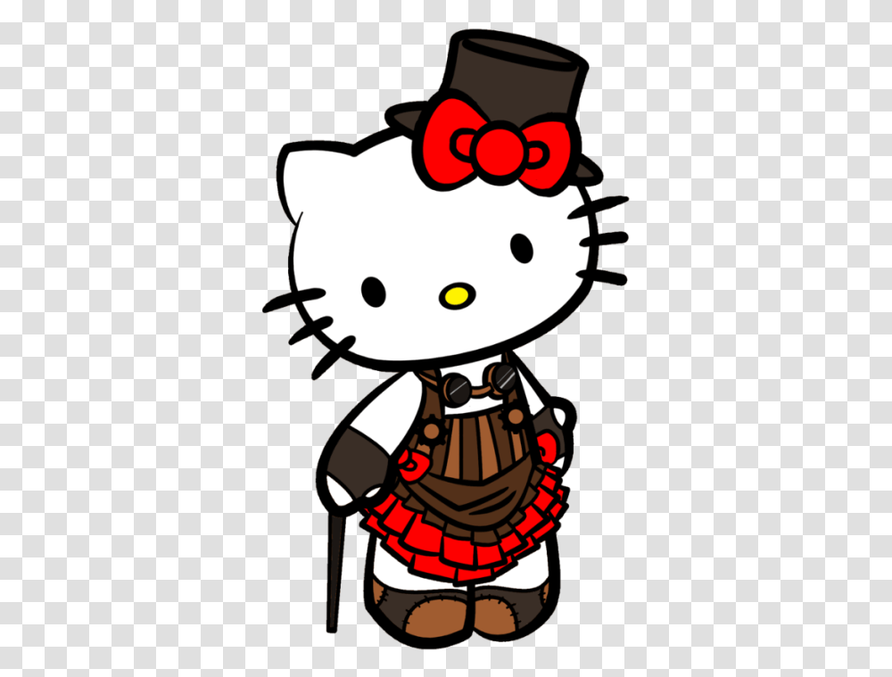 Steampunk Hello Kitty Hello Kitty, Hand Transparent Png