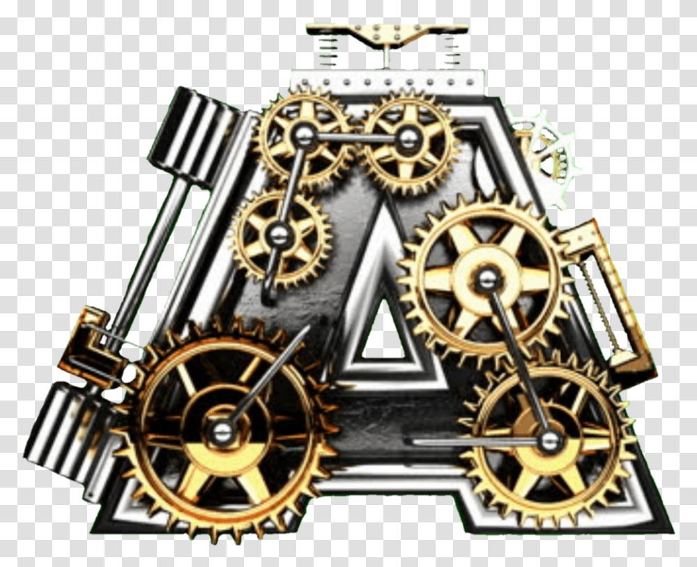 Steampunk Letters, Machine, Gear, Wheel, Spoke Transparent Png