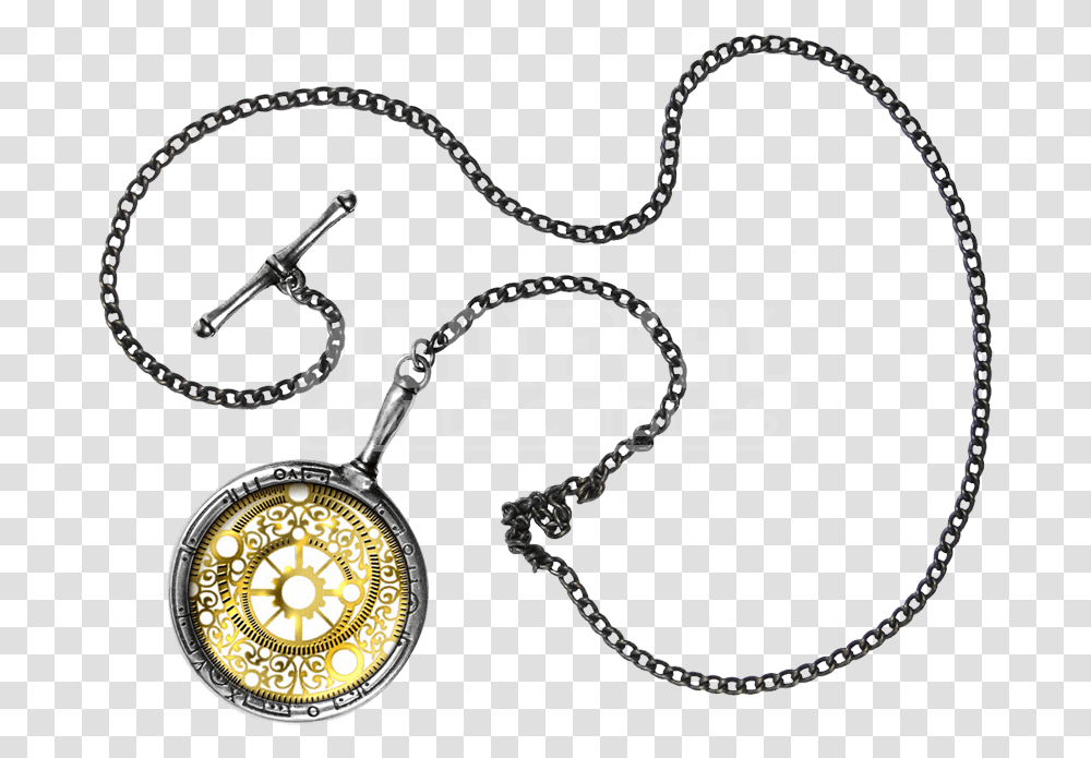 Steampunk Monocle Download 1 Poun Gold Chain, Compass Transparent Png