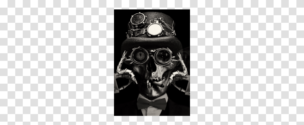 Steampunk Skull, Goggles, Accessories, Accessory, Head Transparent Png