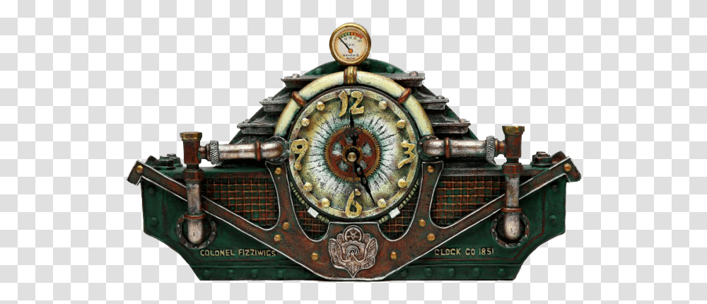 Steampunk Table Clock, Compass, Wristwatch, Compass Math Transparent Png