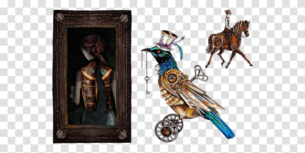 Steampunk Watercolor, Painting, Accessories, Person Transparent Png