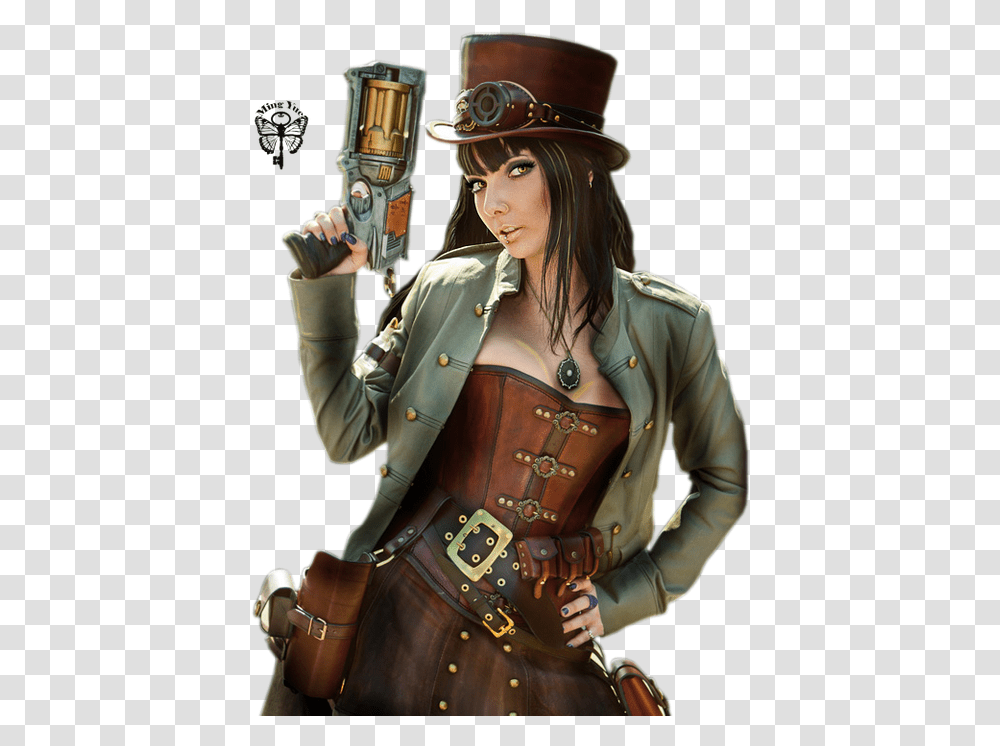 Steampunkette Steampunk Chick, Person, Human, Apparel Transparent Png