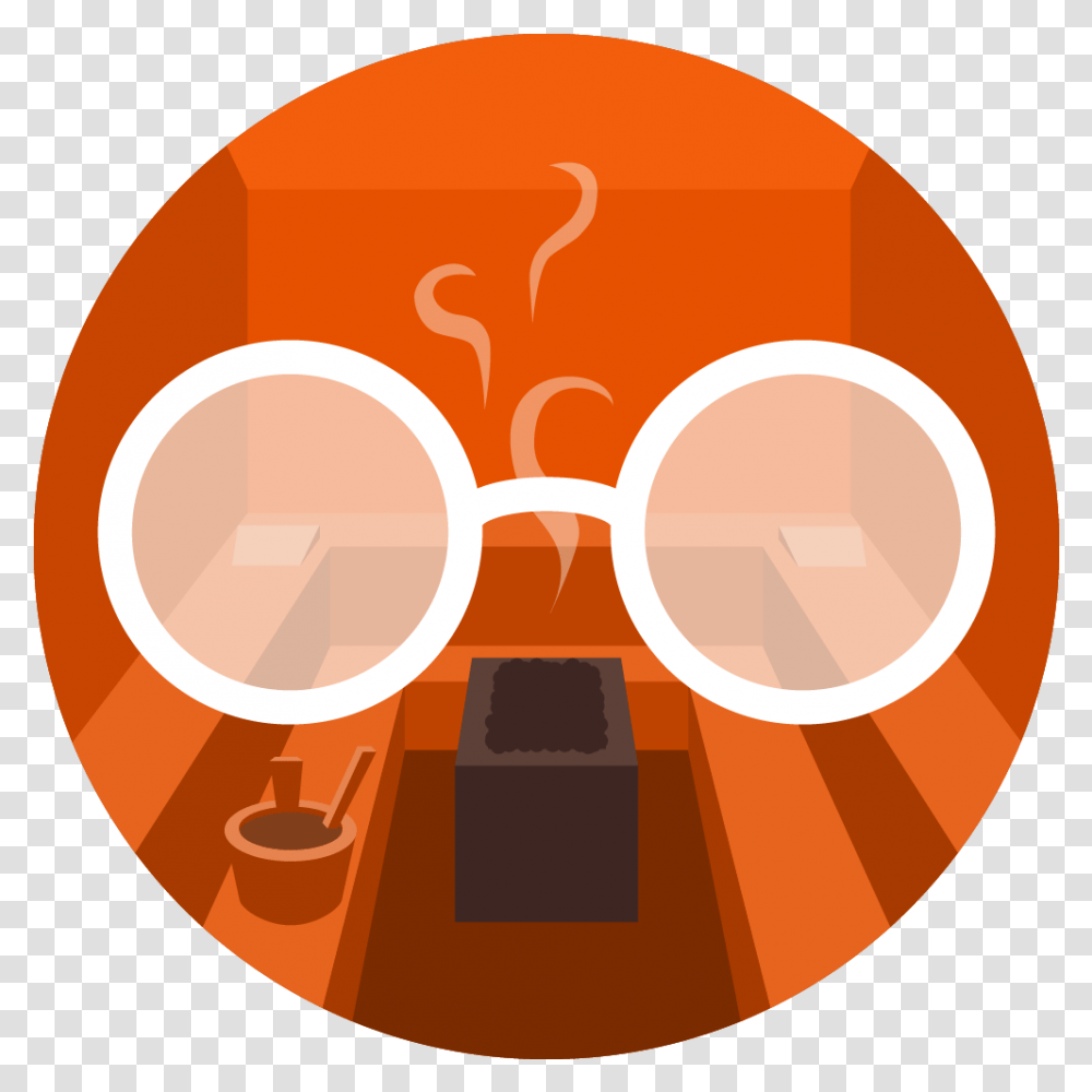 Steamy Glasses Css Puns Tshirt & Mugs Saijo George Circle, Accessories, Accessory, Goggles, Magnifying Transparent Png