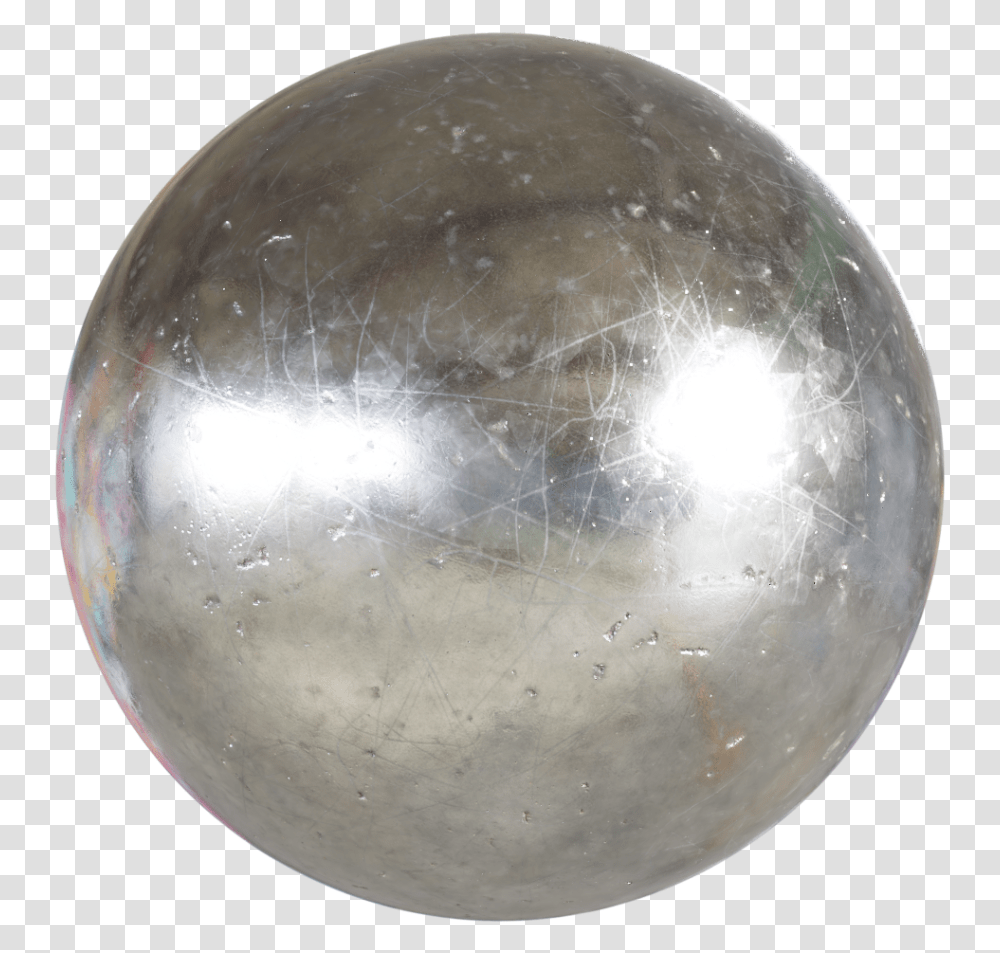 Steel Ball, Sphere, Moon, Outer Space, Night Transparent Png