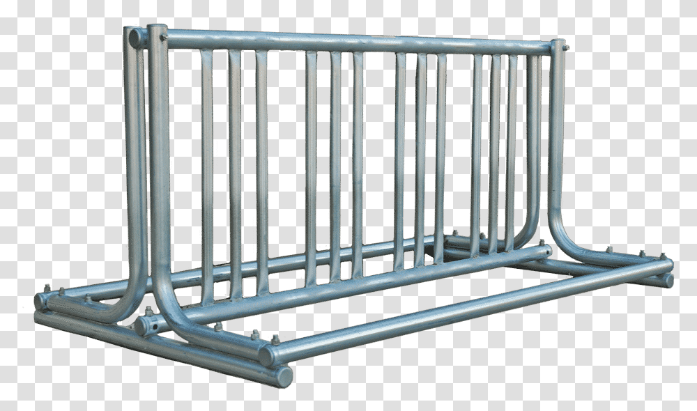 Steel Bike Rack, Crib, Furniture, Fence, Railing Transparent Png