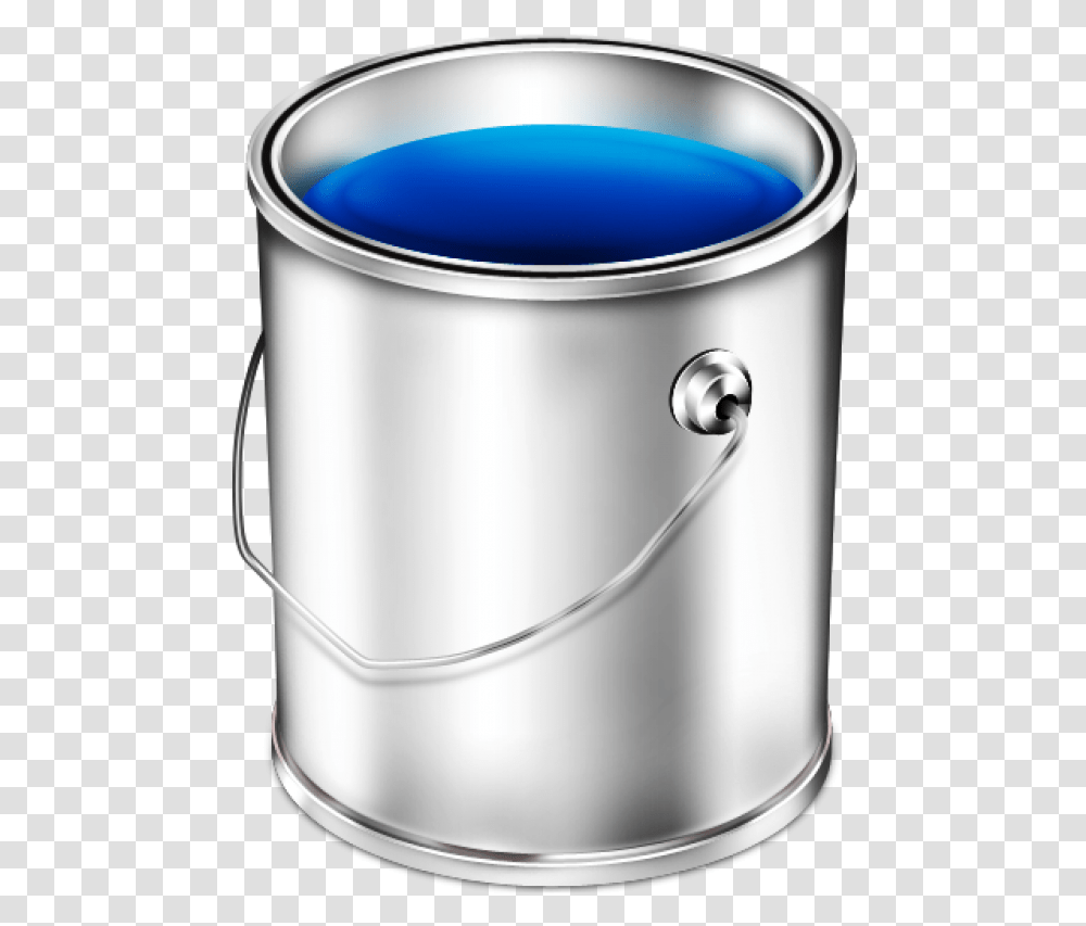 Steel Bucket Image Bucket Of Paint, Mixer, Appliance, Milk, Beverage Transparent Png