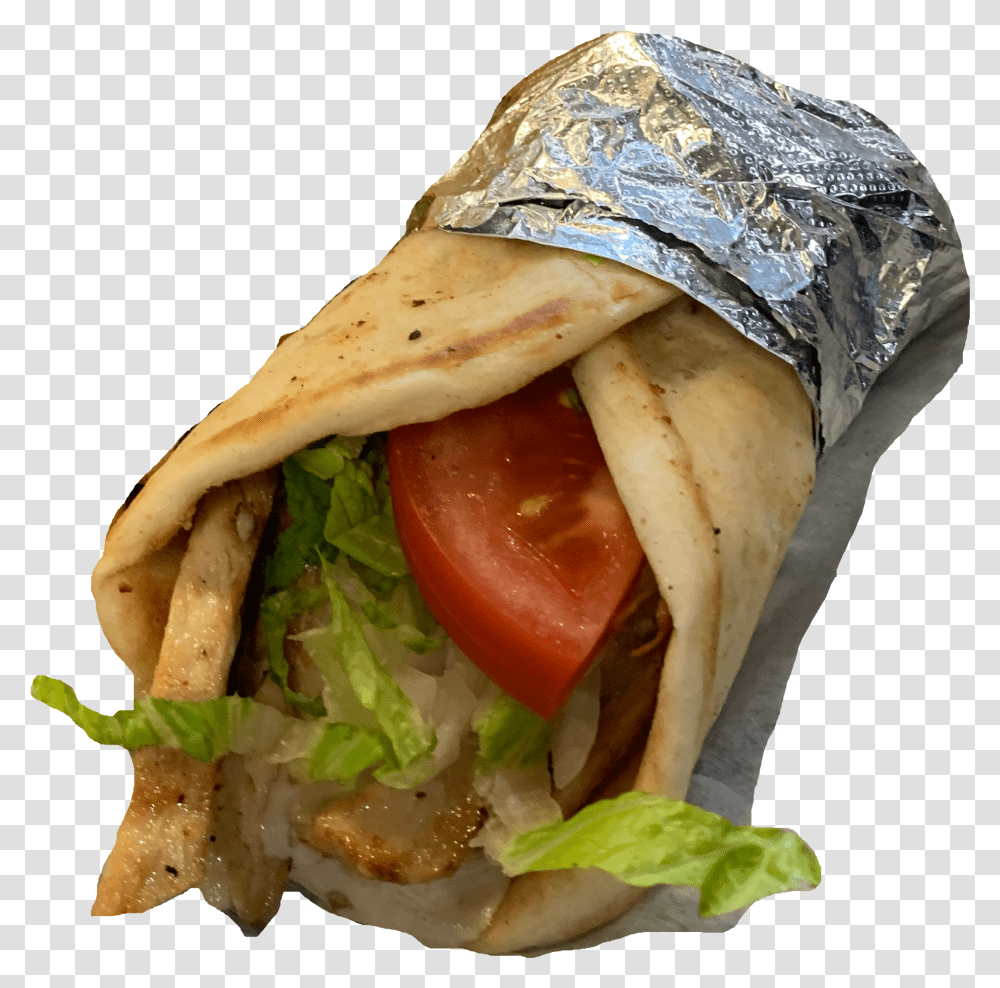 Steel City Gyro, Burrito, Food, Burger, Bread Transparent Png