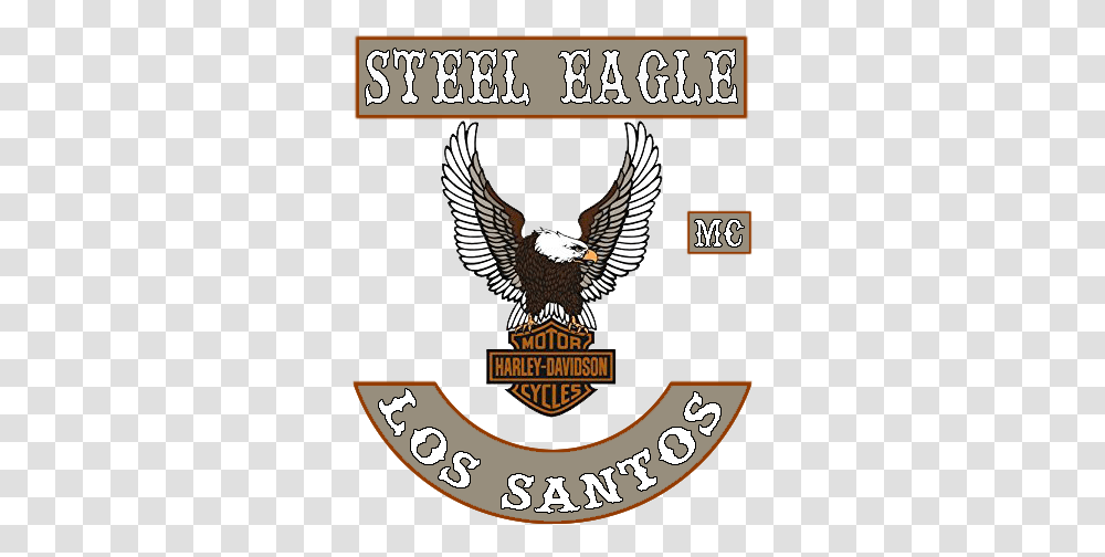 Steel Eagle Mc Logo Harley Davidson, Symbol, Emblem, Bird, Animal Transparent Png