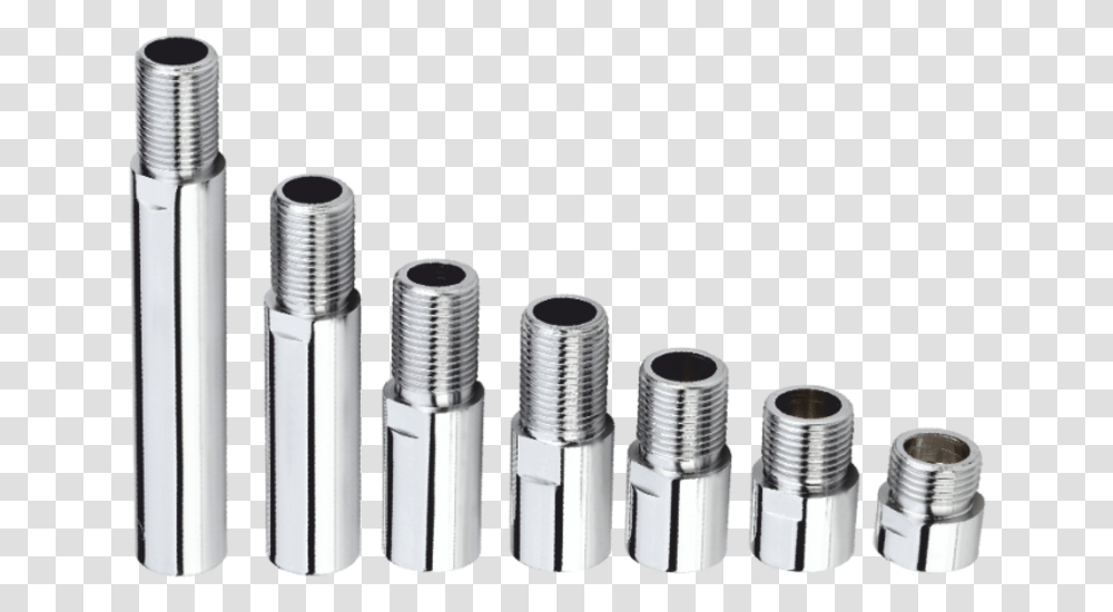 Steel Extension Socket Fittings, Machine, Tool, Screw, Aluminium Transparent Png