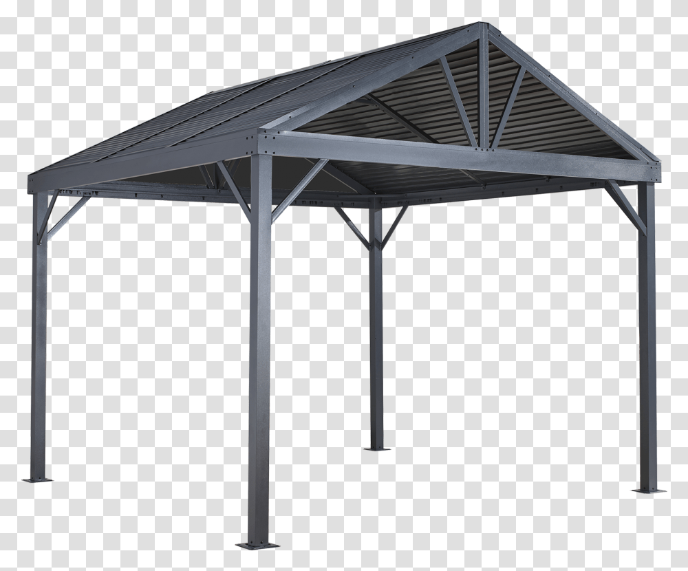 Steel Gazebo, Canopy, Bridge, Building, Porch Transparent Png