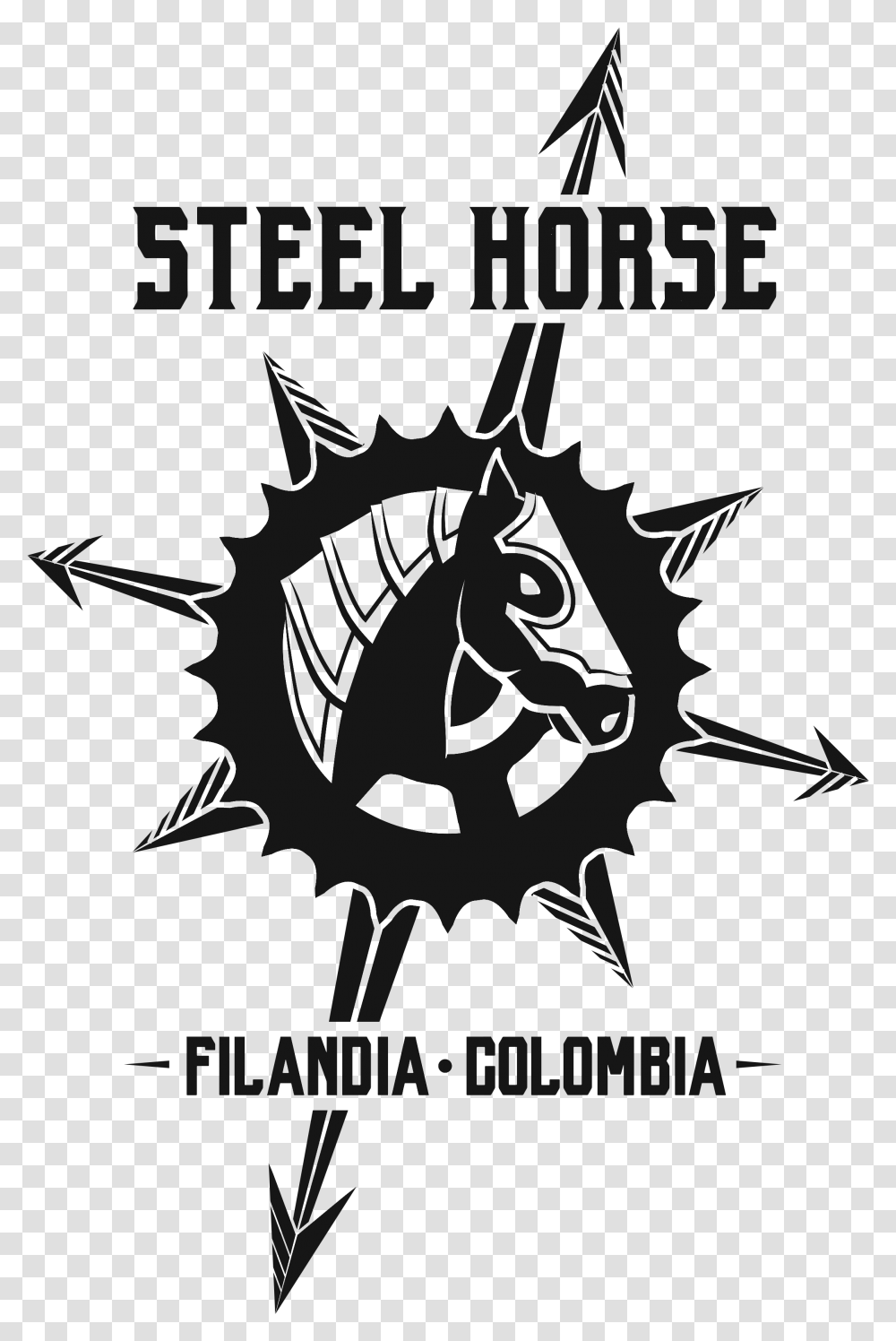 Steel Horse Colombia Illustration, Poster, Advertisement, Machine, Dragon Transparent Png