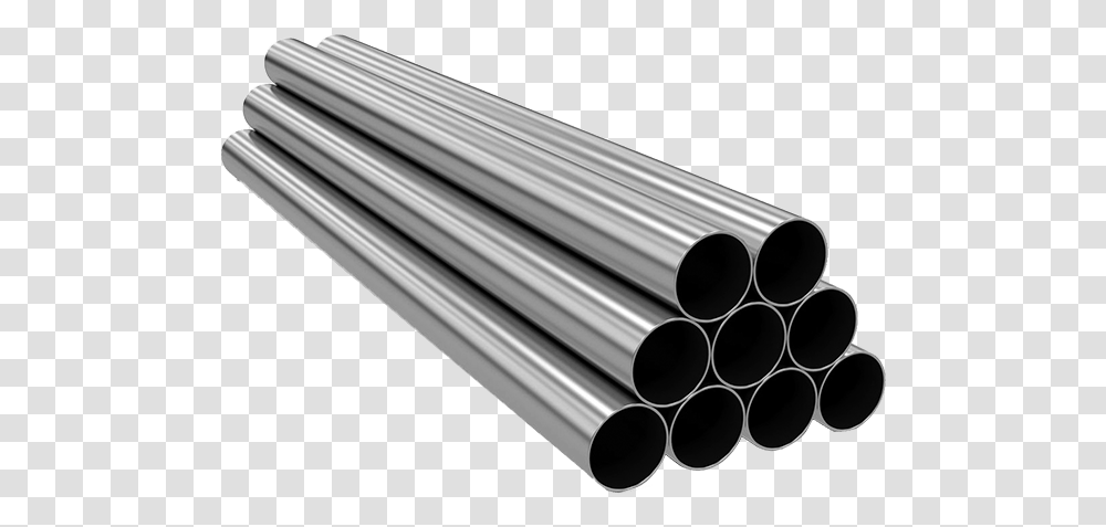Steel Pipes, Aluminium Transparent Png