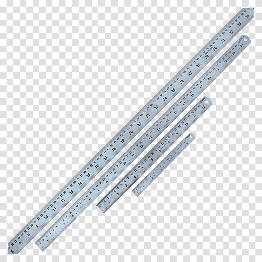 Steel Precision Rulers Groz Marking Tools, Sword, Blade, Weapon, Weaponry Transparent Png