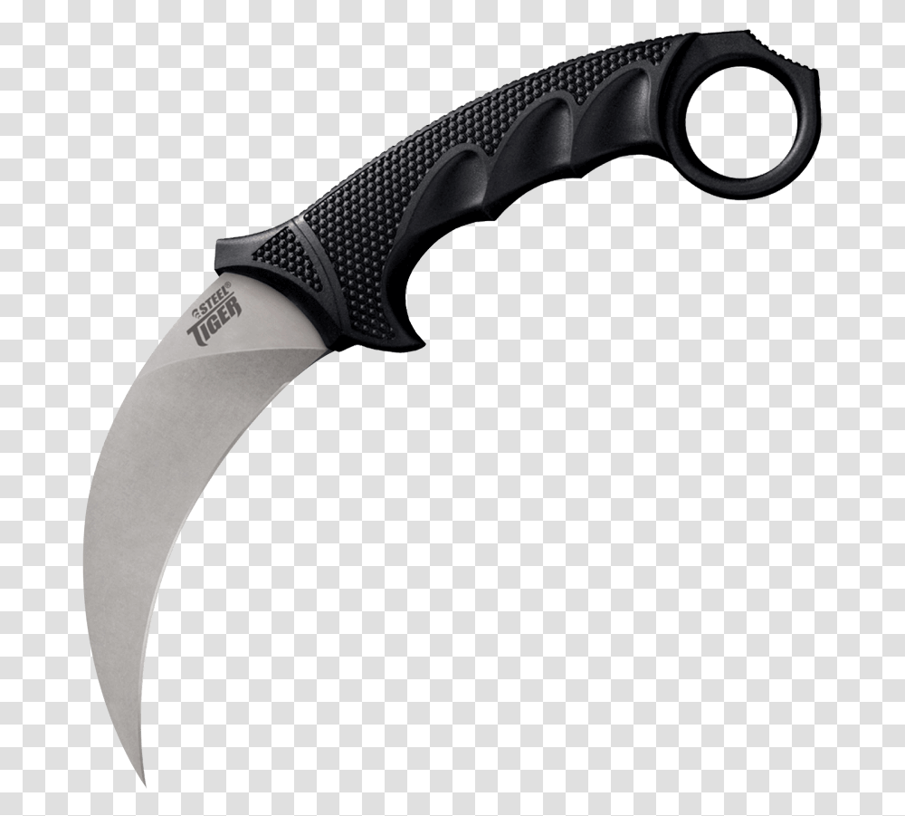 Steel Tiger Knife By Cold Steel Cold Steel Karambit, Axe, Tool, Weapon, Weaponry Transparent Png